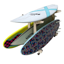 freestanding storage rack for surfboards