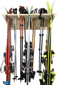 wall mounted ski storage rack