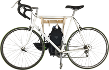 bike storage rack and shelf for wall