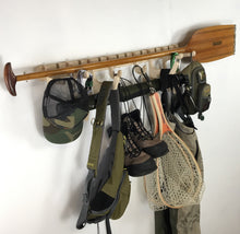 Load image into Gallery viewer, wall mounted storage rack for fishing equipment