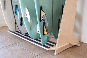 THE PACIFICA freestanding surfboard rack