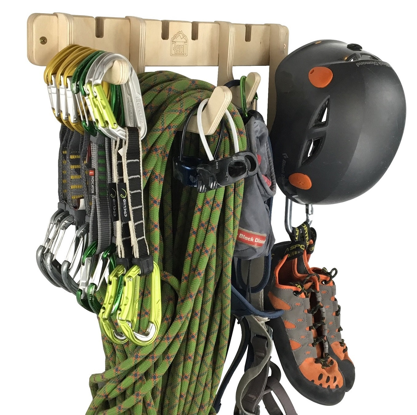 Anchor Climbing Gear Rack | Climbing Gear Storage Wall | Rado Racks