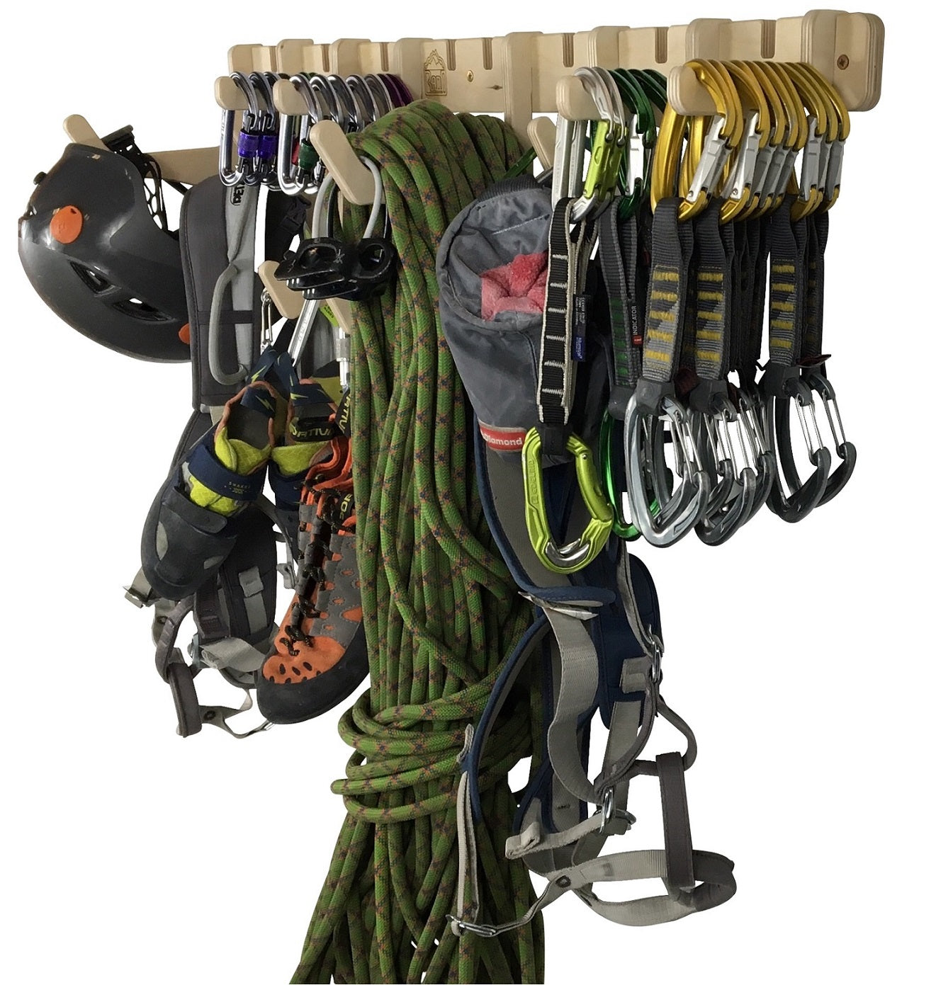 Anchor Climbing Gear Rack | Climbing Gear Storage Wall | Rado Racks