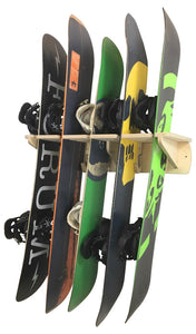 wall mounted snowboard storage rack