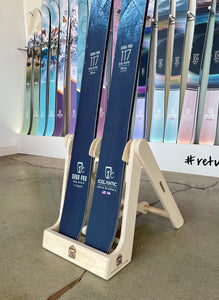 THE STASH ski display stand