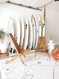 Freestanding Surfboard Storage Display Rack