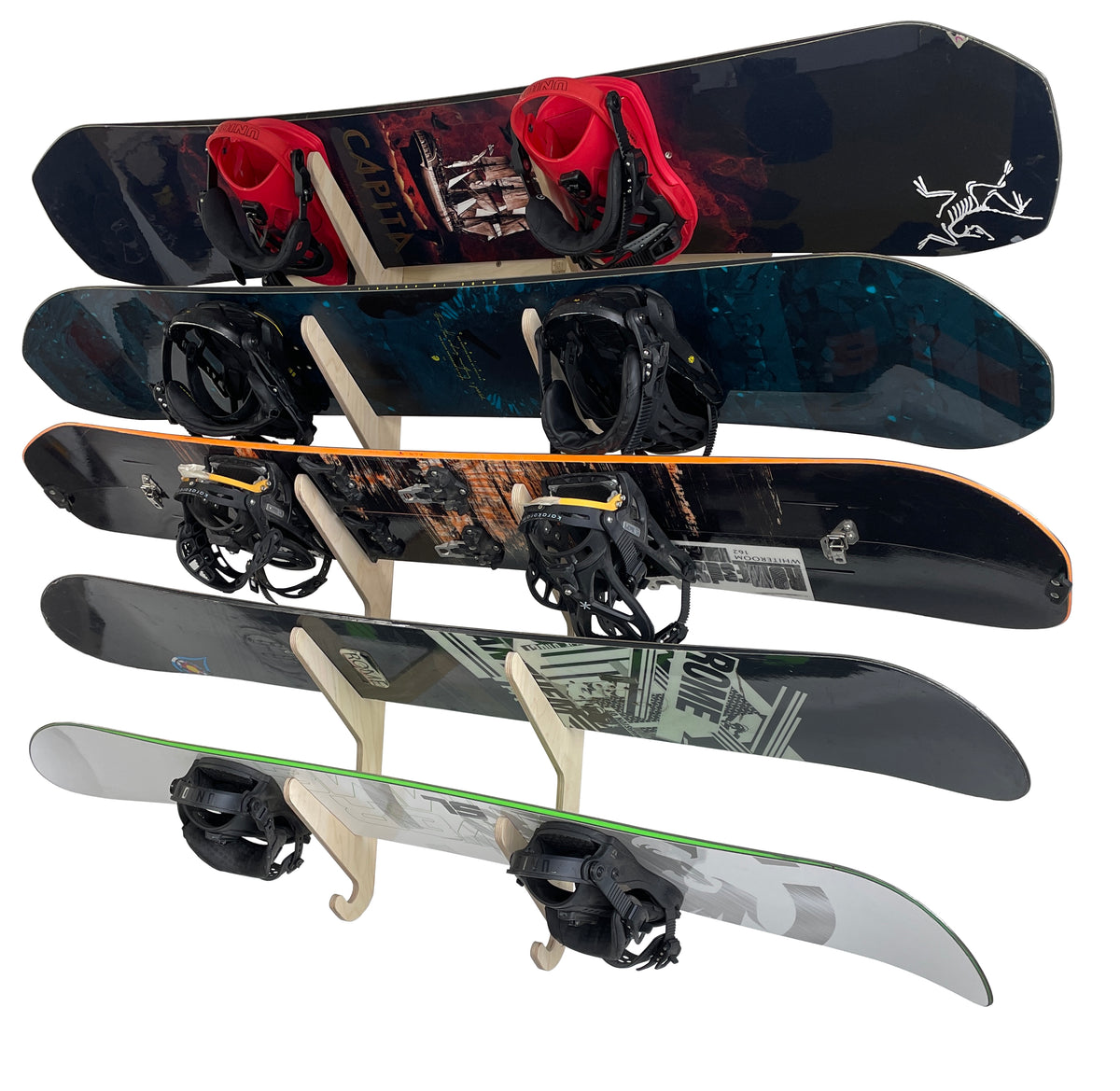 The Lifty Snowboard Wall Mount Rack | Snowboard Racks | Rado Racks
