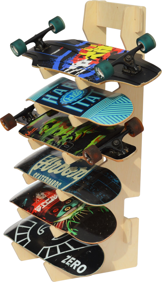 THE BOARDROOM skateboard floor rack | Rado Racks
